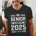 Senior Class Of 2025 Shirt High School Graduation 2025 Men's V-Neck T-Shirt