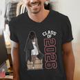 Senior Class Of 2026 Melanin Girl 2026 Graduation Men's V-Neck T-Shirt