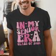In My Senior Era Class Of 2026 Retro Senior 2026 Graduation Men's V-Neck T-Shirt