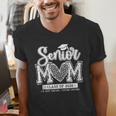 Senior Mom Class Of 2026 Senior Mama 2026 Graduation Leopard Men's V-Neck T-Shirt