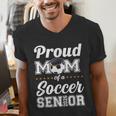 Senior Mom Class Of 2026 Soccer Mom Graduation Men's V-Neck T-Shirt