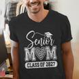 Senior Mom Class Of 2027 Senior Mama 2027 Graduation Men's V-Neck T-Shirt