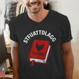 Sexy STFUATTDLAGG Yes Sir Reading Spicy Good Book Love Heart Men's V-Neck T-Shirt