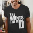 She Wants The MD Shirt Medical Graduation Doctor Men's V-Neck T-Shirt