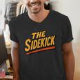 Sidekick Easy Halloween Matching Superhero Costume Dad Mom Men's V-Neck T-Shirt