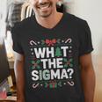 What The Sigma Christmas Party Outfit For Introverts Men's V-Neck T-Shirt What The Sigma Christmas Party Outfit For Introverts Men's V-Neck T-Shirt