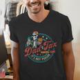 Skeleton Dad Tax Making Sure It's Not Poison Father's Day Men's V-Neck T-Shirt