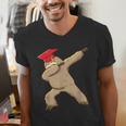 Sloth Dabbing Shirt Graduation Day Shirt See Ya Men's V-Neck T-Shirt