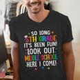So Long 5th Grade Graduation Middle School Here I Come Kids Men's V-Neck T-Shirt