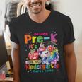 So Long Prek Pre-K Graduation Graduate Unicorn Kids Girls Men's V-Neck T-Shirt