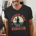 Soccer Dad Player Fan Best For Men Men's V-Neck T-Shirt