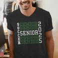 Soccer Senior Night Soccer Senior 2025 Graduation 45 Men's V-Neck T-Shirt