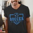 Soccer Senior Night Soccer Senior 2026 Graduation 44 Men's V-Neck T-Shirt
