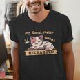 Social Meter Recharge Social Meter For Introverts Men's V-Neck T-Shirt Social Meter Recharge Social Meter For Introverts Men's V-Neck T-Shirt