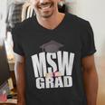 Social Work MSW Graduation Masters Degree Worker 2020 Men's V-Neck T-Shirt