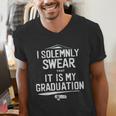 I Solemnly Swear That It's My Graduation Class Of 2024 Grad Men's V-Neck T-Shirt
