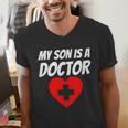 My Son Is A Doctor Shirt Proud Parents Graduation Men's V-Neck T-Shirt