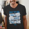 Sonic The Hedgehog Father's Day Dad Qualities Distressed Men's V-Neck T-Shirt