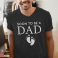 Soon To Be A Dad Unique Father For Would Be Daddy Men's V-Neck T-Shirt