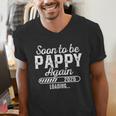Soon To Be Pappy Again Est 2026 Future New Dad Men's V-Neck T-Shirt Soon To Be Pappy Again Est 2026 Future New Dad Men's V-Neck T-Shirt