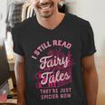 Spicy Book Lover For Women Who Love To Read Romance Fantasy Men's V-Neck T-Shirt