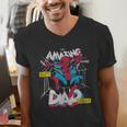 Spider-Man Amazing Dad Men's V-Neck T-Shirt Spider-Man Amazing Dad Men's V-Neck T-Shirt