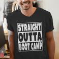 Straight Outta Boot Camp Military Basic Training Graduation Men's V-Neck T-Shirt
