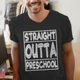 Straight Outta Preschool Shirt Graduation Idea Men's V-Neck T-Shirt