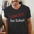 Straight Outta Vet School Graduation Veternarians I Survived Men's V-Neck T-Shirt