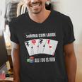 Summa Cum Laude Class Of 2021 Graduate Win Senior Graduation Men's V-Neck T-Shirt