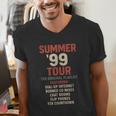 Summer 99 Tour Original Playlist Retro Nostalgia Men's V-Neck T-Shirt