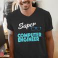 Super Computer Engineer New Job Graduation Men's V-Neck T-Shirt