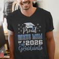 Super Proud Bonus Mom Of 2026 Graduate Graduation Family Men's V-Neck T-Shirt