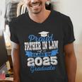 Super Proud Father In Law Of 2025 Graduate Graduation Family Men's V-Neck T-Shirt