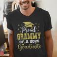 Super Proud Grammy Of 2025 Graduate Senior Graduation Family Men's V-Neck T-Shirt