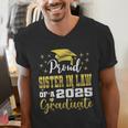 Super Proud Sister In Law Of 2025 Graduate Graduation Family Men's V-Neck T-Shirt