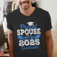 Super Proud Spouse Of 2025 Graduate Senior Graduation Family Men's V-Neck T-Shirt