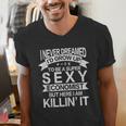 Super Sexy Economist Economist Graduation Men's V-Neck T-Shirt