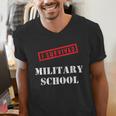 I Survived Military School Graduation Straight Outta Men's V-Neck T-Shirt