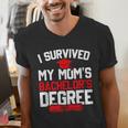 I Survived My Mom's Bachelor's Degree Graduation Men's V-Neck T-Shirt
