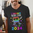 I Survived Nursing School Of 2024 Student Graduation 2024 Men's V-Neck T-Shirt