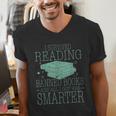 I Survived Reading Banned Books And All I Got Was Sma Men's V-Neck T-Shirt