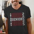 Swimming Senior Night Swimming Senior 2025 Graduation 40 Men's V-Neck T-Shirt