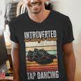 Tap Dancing Introvert Teacher Tap Dancer Tap Dance Men's V-Neck T-Shirt Tap Dancing Introvert Teacher Tap Dancer Tap Dance Men's V-Neck T-Shirt