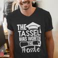 The Tassel Was Worth The Hassle Graduation Class Men's V-Neck T-Shirt