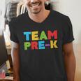 Team Pre-K Shirt Teacher Boy Girl Back To School Graduation Men's V-Neck T-Shirt