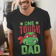 Teenage Mutant Ninja Turtles Father's Day One Tough Dad Men's V-Neck T-Shirt