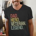 Veteran Dad Men's V-Neck T-Shirt