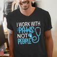 Veterinarian Vet Tech Week Graduation Thank You Birthday Men's V-Neck T-Shirt