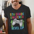 VIDEO GAMER Graduation Student Teacher Last Day School Kids Men's V-Neck T-Shirt